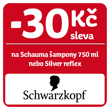 Využijte neklubové nabídky - sleva 30 Kč na Schauma šampony 750 ml a Silver reflex!