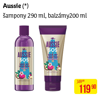 Aussie - Šampony 290ml, balzámy 200ml