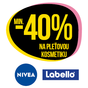 Využijte neklubové nabídky slevy min. 40 % na pleťovou kosmetiku Nivea a Labello!