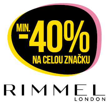 Využijte neklubové nabídky - sleva min. 40% na celou značku Rimmel London!