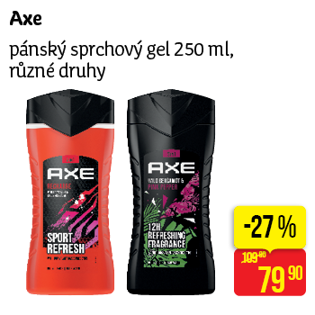 Axe - pánský sprchový gel 250ml, různé druhy