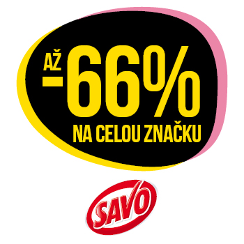 Využijte neklubové nabídky - sleva až 66% na celou značku Savo!