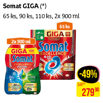 Somat GIGA - 65ks, 90ks, 110ks, 2x900ml