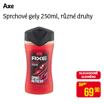 Axe - Sprchové gely 250ml, různé druhy