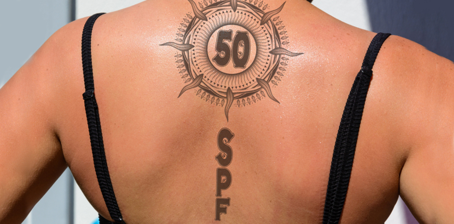 50 SPF "tetování" :-)