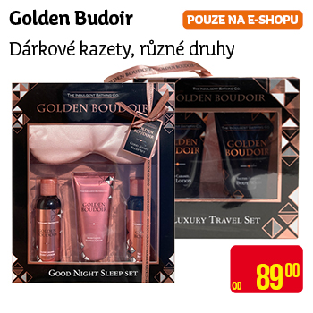 Golden Budoir - Dárkové kazety, různé druhy