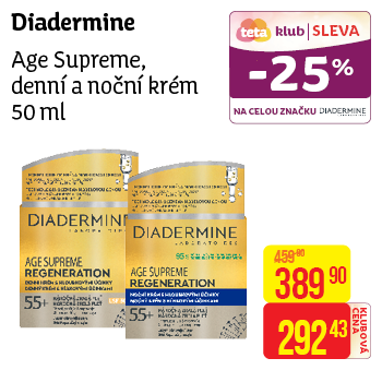 Diadermine - Age Supreme, denní a noční krém 50 ml
