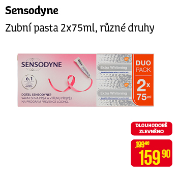 Sensodyne - Zubní pasta 2x75ml, různé druhy