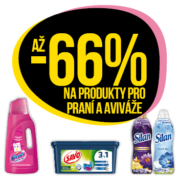 Využijte neklubové nabídky - sleva až 66% na praní a aviváže!