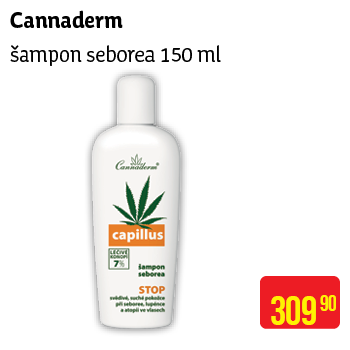 Cannaderm - šampon seborea 150 ml