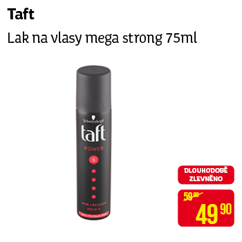 Taft - Lak na vlasy mega strong 75ml