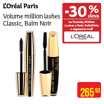 L'Oréal Paris - Volume million lashes Classic, Balm Noir