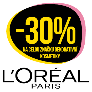 Využijte neklubové nabídky slevy minimálně 30 % na dekorativní kosmetiky značky L'Oréal Paris!