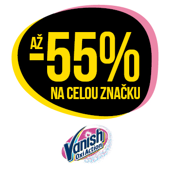 Využijte neklubové nabídky - sleva až 55% na celou značku Vanish!