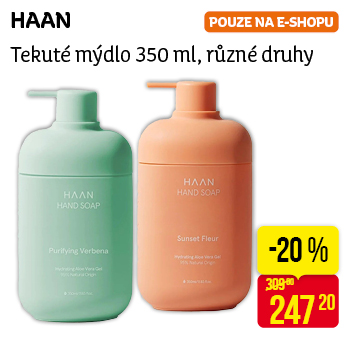 HAAN - Tekuté mýdlo 35ml, různé druhy