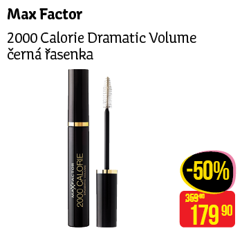 Max Factor - 2000 Calorie Dramatic Volume černá řasenka