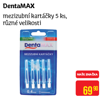 DentaMAX - mezizubní kartáčky 5 ks, různé velikosti