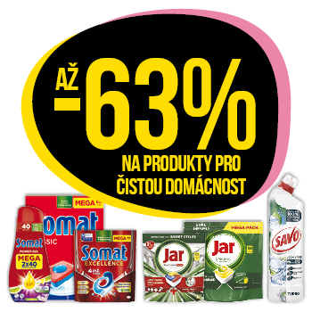 Využijte neklubové nabídky - sleva až 63 % produkty pro čistou domácnost!