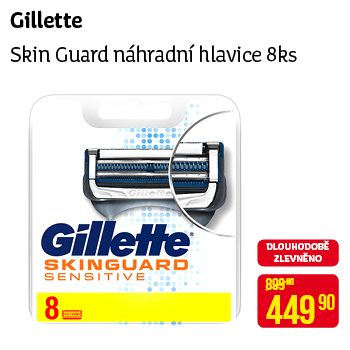 Gillette - Skin Guard náhradní hlavice 8ks