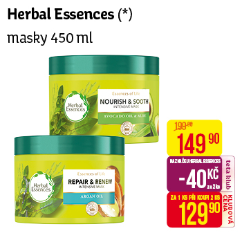 Herbal Essences - Masky 450ml