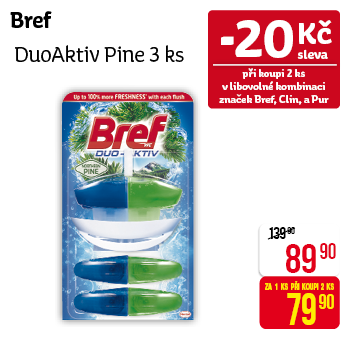Bref - DuoAktiv Pine 3 ks