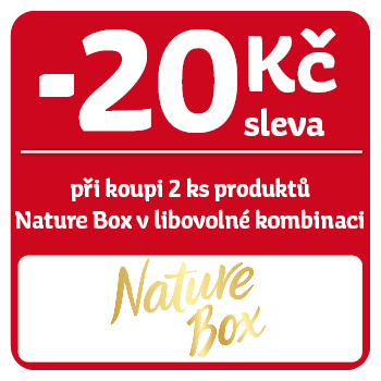 Využijte neklubové nabídky - sleva 20 Kč na barvy na značku Nature box při koupi 2 ks v libovolné kombinaci!