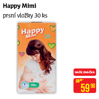 Happy Mimi - prsní vložky 30 ks