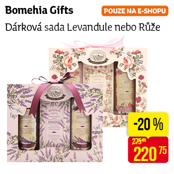 Bohemia Gifts - Dárková sada levandule nebo růže