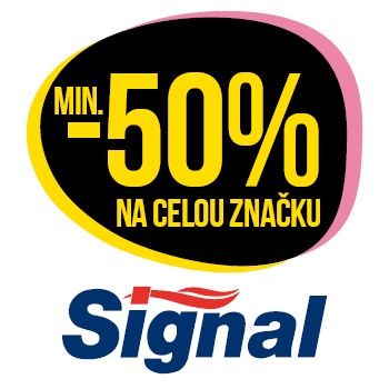 Využijte neklubové nabídky - sleva 50 % na celou značku Signal!