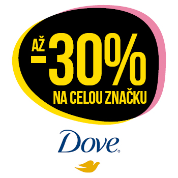Využijte neklubové nabídky - sleva až 30% na celou značku Dove!