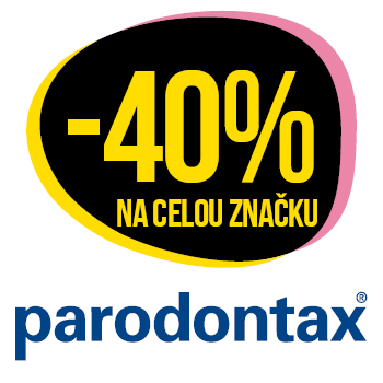 Využijte neklubové nabídky slevy 40 % na celou  značku Parodontax!