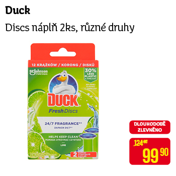 Duck - Discs náplň 2ks, různé druhy