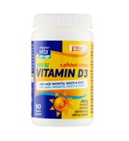 MaxiVita Vaše Zdraví Vitamin D3 s příchutí citronu