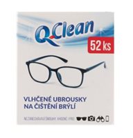 Q-Clean Vlhčené ubrousky na čištění brýlí
